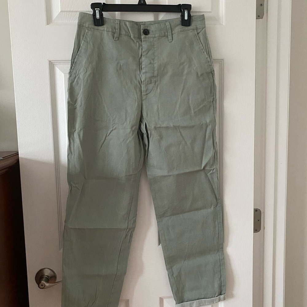 ASOS Green Chinos with Straight Leg Cut